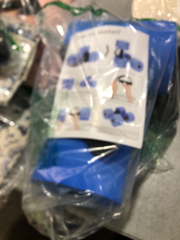Photo 1 of Hikeen Aquatic Exercise Dumbbells Water Dumbbell Pool Resistance Aquatic Fitness Barbells With 4 High-Density EVA Foam Pool Weights Dumbbells, for Water Aerobics Weight Loss (2 EVA Blue)