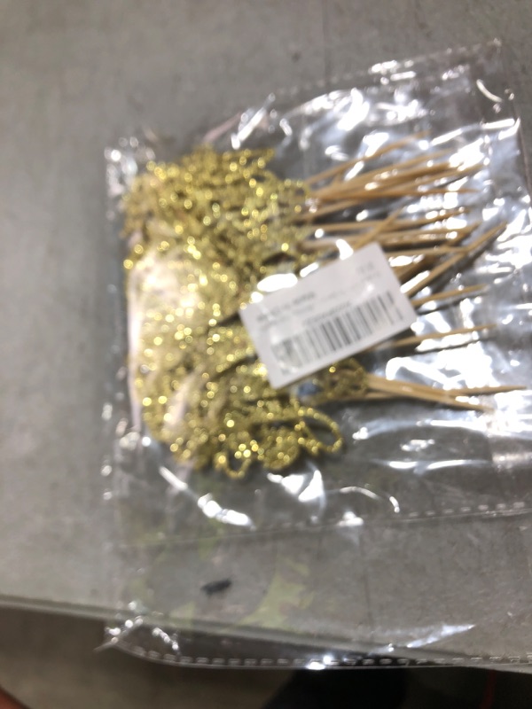 Photo 1 of Gyufise 30Pcs Mi Bautizo Cupcake Toppers Gold Glitter Cross Angel Dove Cupcake Toppers Angel Religious God Bless Cupcake Picks for Baptism Theme Baby Shower Kids Birthday Party Supplies