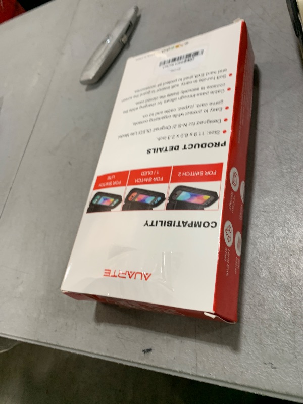 Photo 1 of [Charge Inside] Carrying Case for Nintendo Switch 2 Console 2025, Travel Case for Switch 2 with 10 Game Card Storage, Carbon Black