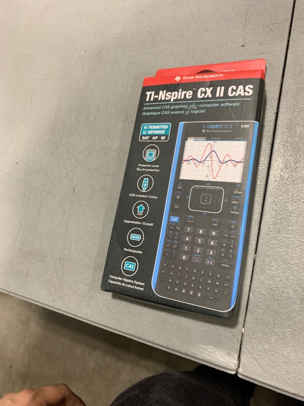 Photo 1 of Texas Instruments TI-Nspire CX II CAS Color Graphing Calculator with Student Software (PC/Mac)