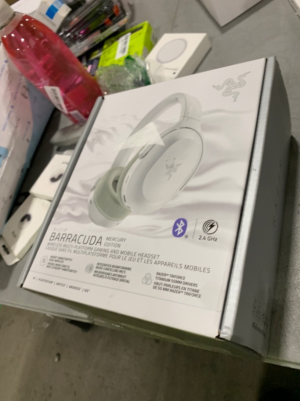 Photo 1 of Razer Barracuda Wireless Gaming Headset: 2.4GHz + Bluetooth, Noise-Cancelling Mic, 50mm Drivers, 40Hr Battery - For PC, Playstation, Switch, Android, iOS