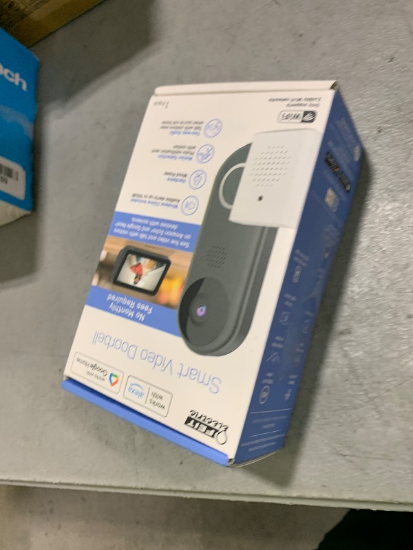Photo 1 of Feit Electric Doorbell Camera, 2.4 GHz WiFi, No Hub, Two-Way Audio, Motion Detection, Night Vision, 1080p HD, Micro SD Card Storage, Wireless Chime Included, Hardwired, CAM/Door/WiFi
