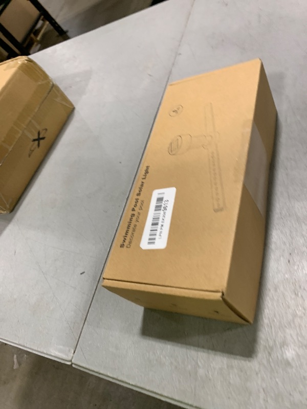 Photo 1 of SALMOPH Pool Lights for Above Ground Pools, Energy Saving Waterproof LED Pool Solar Lights, Warm White Light at Night Decor for Frame Swimming Pools, Trampoline, Pool Enclosure Lighting Decor (6PCS)