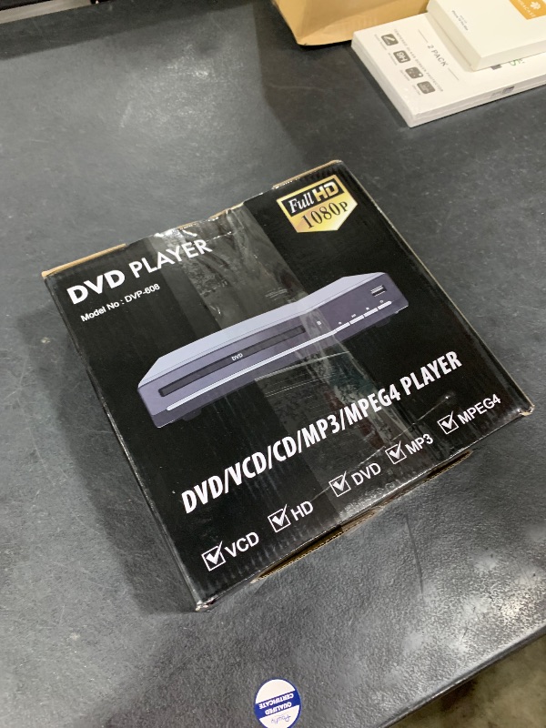 Photo 1 of DVD Players for TV with HDMI,Plays All Regions and Formats,CD Player for Home,Support 1080P Video/CD/DVD/VCD/JPEG/USB, Remote, HDMI and RCA Cables Included