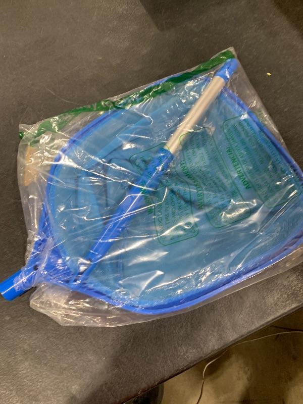 Photo 1 of Mowend Swimming Pool Skimmer Net Total Length 57 inches, Leaf Rake Net with 4 Section Telescopic Aluminum Pole for Fast Cleaning Ponds, Hot Tub, and Spas, Pool Cleaner Supplies and Accessories