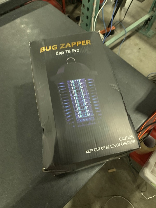 Photo 1 of GOOTOP Bug Zapper Outdoor, Mosquito Zapper, Electric Fly Zapper, Mosquito Killer, Fly Traps, 3 Prong Plug, Flying Insects Zapper Indoor Outdoor 90-130V, 4200V, ABS Plastic Outer (Black)