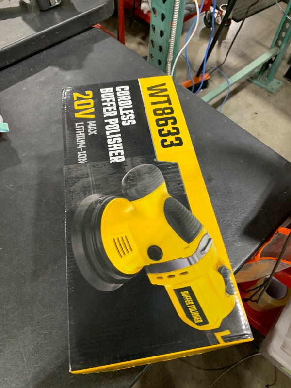 Photo 1 of VERVEWAVE Cordless Buffer Polisher Kit for Dewalt 20V Battery (No Battery), 6-Inch Orbital Car Polisher Variable Speed 1800—5500 RPM, 17PCS Polishing Accessories, for Car Polishing/Waxing (Tool Only)