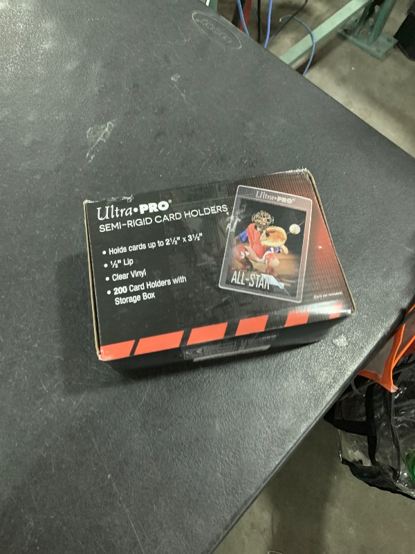 Photo 1 of Ultra Pro Semi-Rigid 1/2" Lip Sleeves, Plastic, 200ct