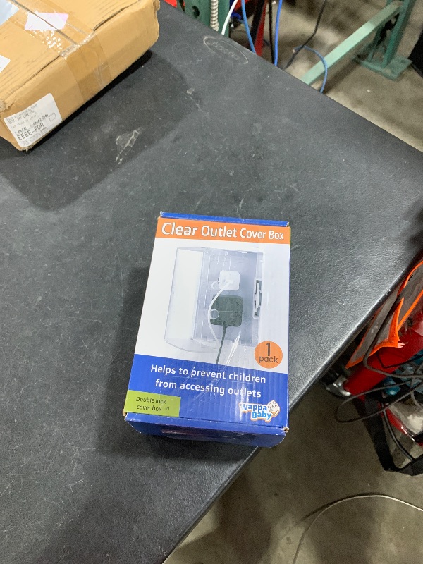 Photo 1 of Clear Outlet Cover Box [Patented] Double Lock for Much Better Toddler Proofing, Easier Operation, Simple 3 Step Install with Included Screws. Provides Extra Space Inside for Plugs