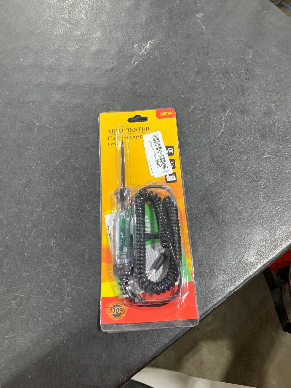 Photo 1 of WINAMOO Automotive Test Light with 3-48V LED Digital Voltage Display, Auto Circuit Tester with Voltmeter & Dual Color Polarity Indicate, Electric Test Pen w/Stainless Probe for Car/Truck/SUV Checker