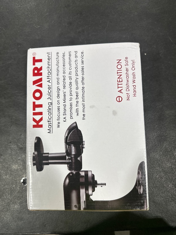 Photo 1 of Masticating Juicer Attachment for KitchenAid All Models Stand Mixers, Masticating Juicer, Slow Juicer Attachment for KitchenAid All Models Stand Mixers, Black(Machine/Mixer Not Included)