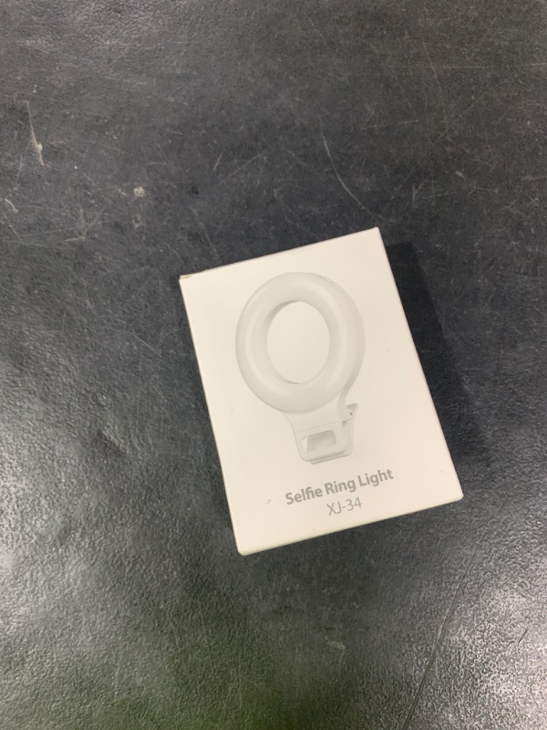 Photo 1 of Clip on Ring Light, Kimwood Rechargeable 60 LED Selfie Ring Light for Phone, Laptop, Tablet (3 Models, 5 Level Brightness)