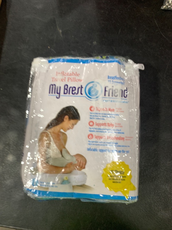 Photo 1 of My Brest Friend Inflatable Travel Nursing Pillow For Breastfeeding, Bottlefeeding & Posture Support with Slipcover, Sparkles