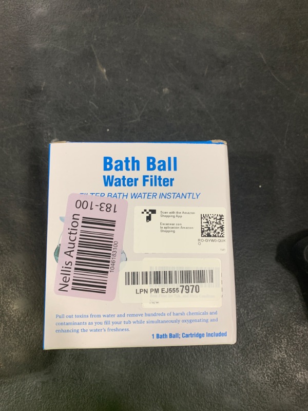 Photo 1 of Bath Bathtub Shower Water Filter for Tub Faucet - Hard Water Softener - Remove Contaminants,Chlorine and Fluoride - Improves Skin, Hair and Nails Condition, White, BTBF-051