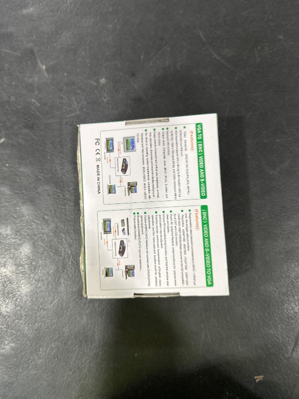 Photo 1 of XMSJSIY BNC to VGA Video Converter, S-Video Input to VGA Output, Supports PAL/NTSC, Easy to Install and Operate