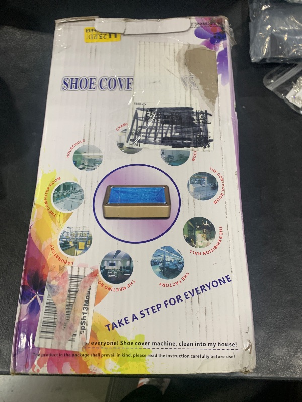 Photo 1 of DASZERX® Automatic Shoe Cover Dispenser Machine with 200pcs Disposable Shoe Covers - Non Slip, User-Friendly and Reliable Shoe Cover Machine in Used At home, office, hospital to Protect the Floor