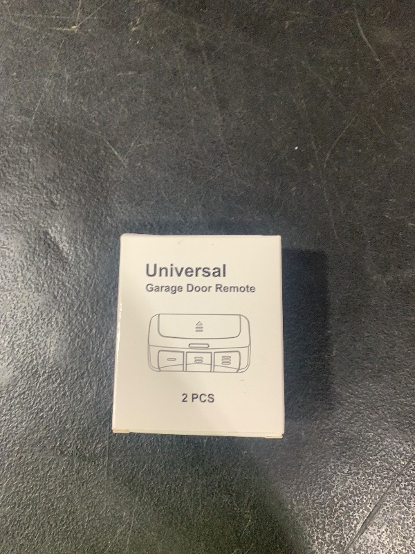 Photo 1 of Universal Garage Door Opener Remote Compatible with LiftMaster Chamberlain Genie Craftsman Linear Wayne Dalton Overhead Garage Door Opener has Learn Button or Dip Switch (2 Pack)