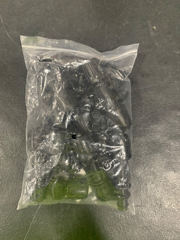 Photo 1 of FOGWOWO 1/2 Inch to 1/4 Inch Tubing Irrigation Fittings for (1/2'' ID x 0.60''-0.63'' OD) 16mm Drip Tubing,Locked Barbed Tee Connectors (10 Pcs Barbed Tee 4-Way)