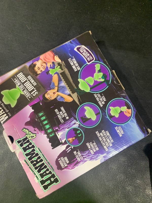 Photo 1 of Fotorama Hankman Glow, Magnetic Hangman Mystery Word Guessing Game for Kids & Families, Glow in The Dark Travel Game, Guess The Word Before Hank Falls