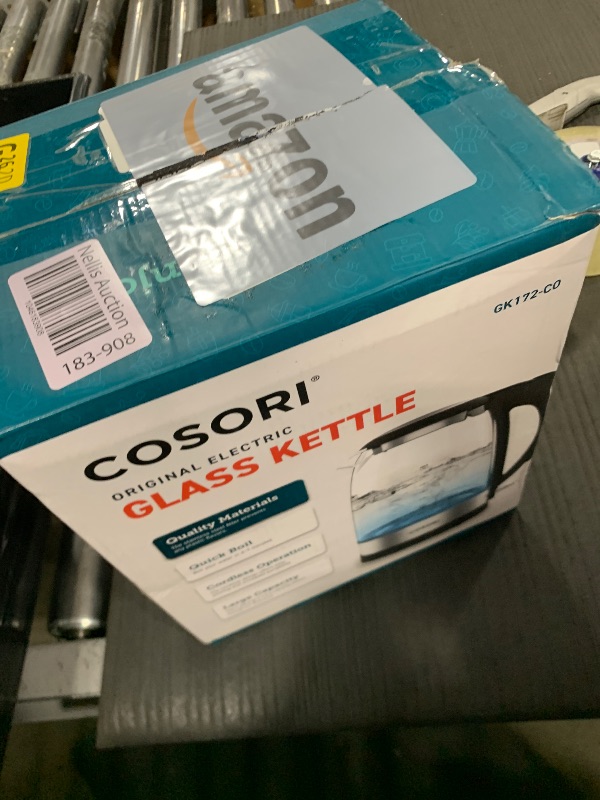Photo 1 of Cosori Electric Kettle, No Plastic Filter & Spout, Stainless Steel Inner Lid, 1.7L Tea Kettle & Hot Water Boiler For Coffee & Tea, Water Heater & Teapot, Automatic Shut Off, Black, 1500W