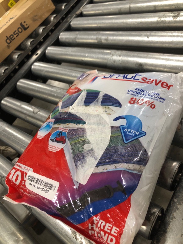 Photo 1 of 10 Pack Small Vacuum Storage Bags for Comforters, Blankets & Clothes – Vacuum Sealed Compression Bags with Hand Pump – Space Saver Storage Bags for Bedding, Moving, Travel & Organization