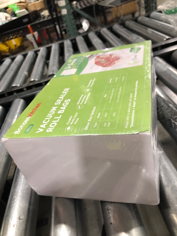 Photo 1 of [2025 Upgraded] Bonsenkitchen 3 Rolls 11" x 16' + 3 Rolls 8" x 16' Vacuum Sealer Bags for Food with a Color Box, Easy to Store, Commercial Grade, BPA Free, Great for Food Storage or Sous Vide, VB22