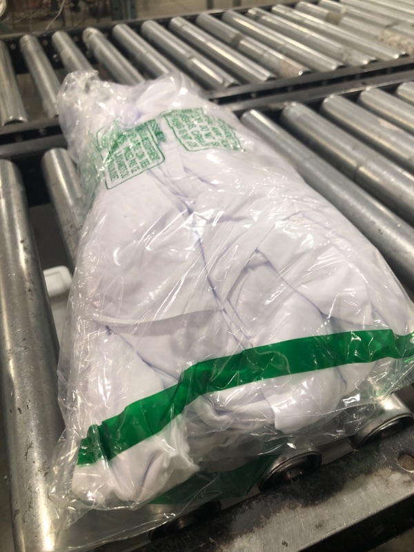 Photo 1 of 10ftx12ft Wrinkle Free White Backdrop Curtain, 2 Panels 12FT Height White Wedding Backdrop Drapes, Silky Polyester Back Drop Cloth for Birthday Photography Background Party Backdrop Draping