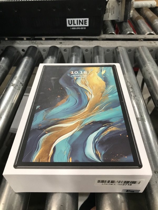 Photo 1 of Android 14 Tablet with Keyboard?16GB RAM 128GB ROM 1TB Expand, 8000mAh Battery, 10.1 inch Tablet with 13MP+8MP Camera/Bluetooth/GPS/WiFi/HD Display (Light Blue)