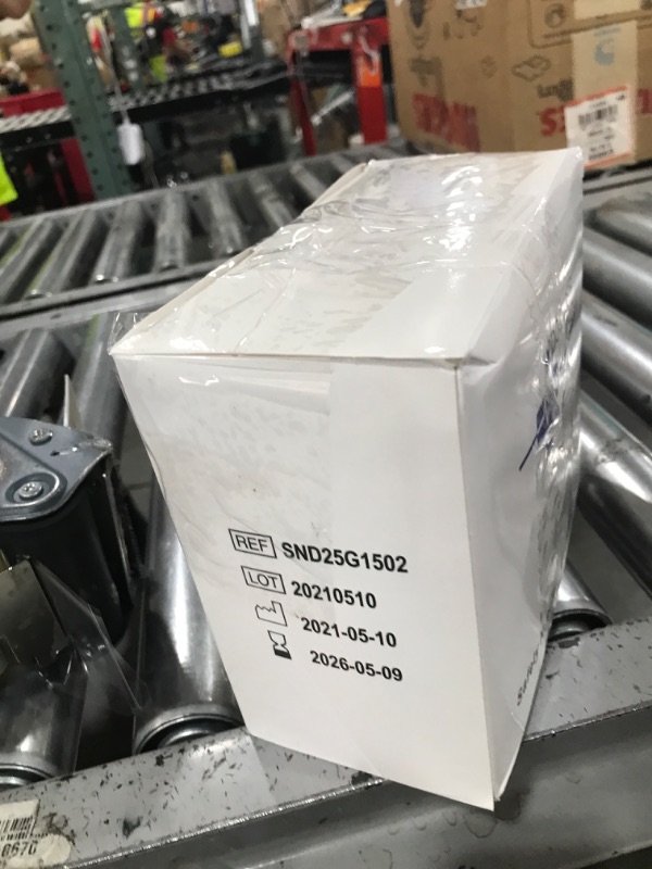 Photo 1 of 100 Pack 3ml 23Ga Plastic Syringe with Measurement for Scientific Labs, Industrial Dispensing Animal and Pet Supplies, Disposable Individually Wrapped (100, 3ml-23Ga)
