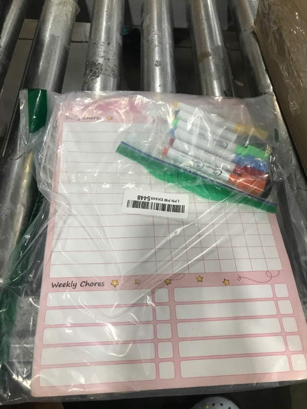 Photo 1 of WEEKLY CHORES MAGNETIC CALENDAR 