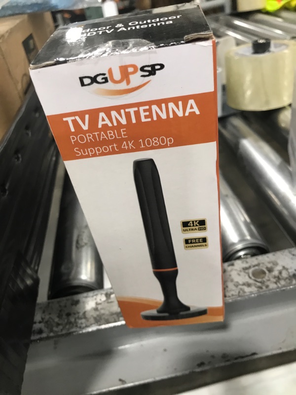 Photo 1 of Digital TV Antenna for Smart Tv Indoor TV Antenna for Tv Without Cable with Strong Magnetic Base, 360° Reception HD Antenna for TV Indoor 4k -10FT Long Cables (Orange-Deep)