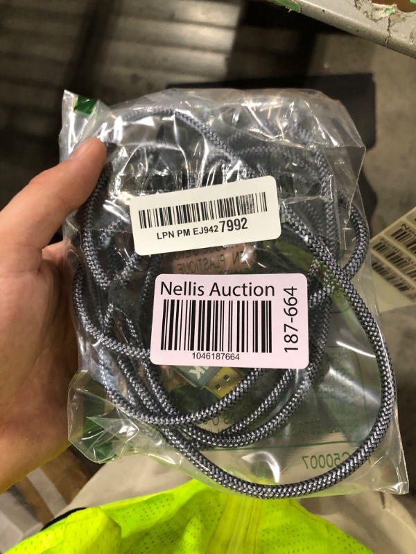 Photo 1 of Highwings 4K DisplayPort to HDMI, 6.6ft Uni-Directional DP (Source) to HDMI (Display) 1.4 Cable, 4K@30Hz, 2K@60Hz, 1080P Full HD, Braided Cord for Dell, NVIDIA, AMD, Monitor, Projector (Grey)