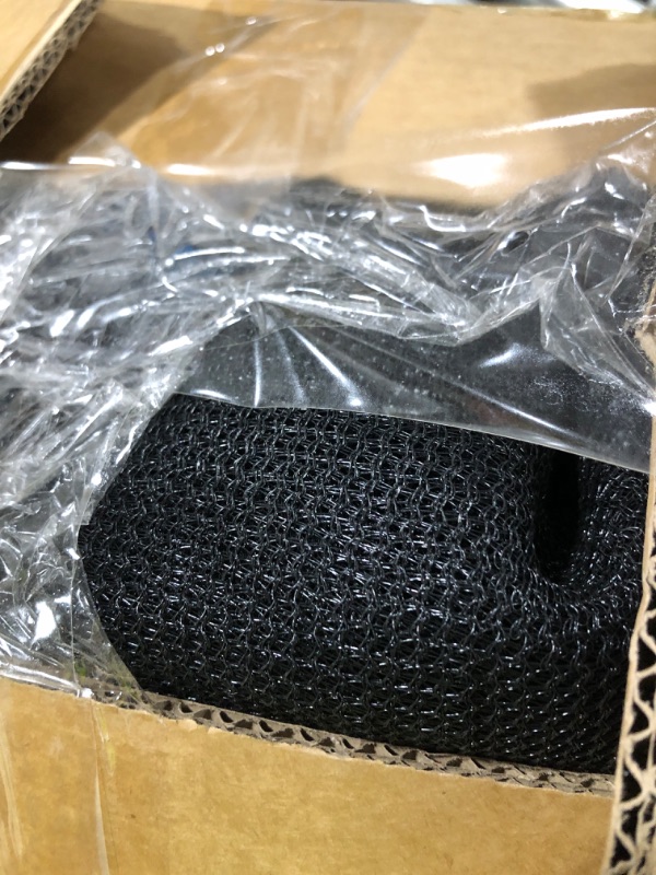Photo 1 of Cliselda Trampoline Net Replacement 14 ft 6 Poles, Safety Enclosure Net for 14 Foot Round Frame Trampolines, Breathable and Weather-Resistant, Adjustable Straps(Net Only,Poles not Includ)