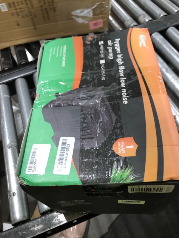 Photo 1 of Hygger Linear Air Pump - Powerful & Quiet Commercial Pond & Tank Air Pump for Koi Pond Aeration, Fish Farm, Hydroponic Aquariums & Seafood Restaurant