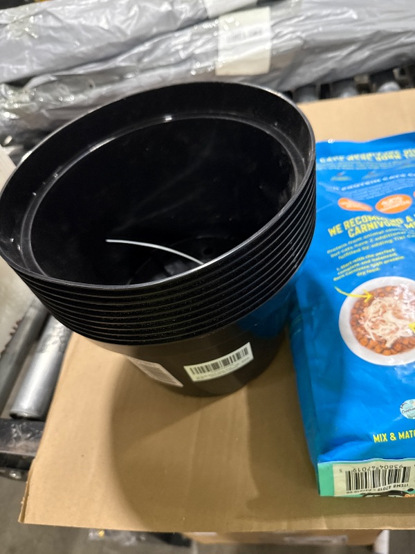 Photo 1 of RooTrimmer 10 Inch Plastic Nursery Pots for Plants 10 Pack Plant Pots with Drainage Holes 2 Gallon Nursery Pots Perfect for Indoor Outdoor Plants Such as Herbs, Strwaberrys and Flowers, Black
