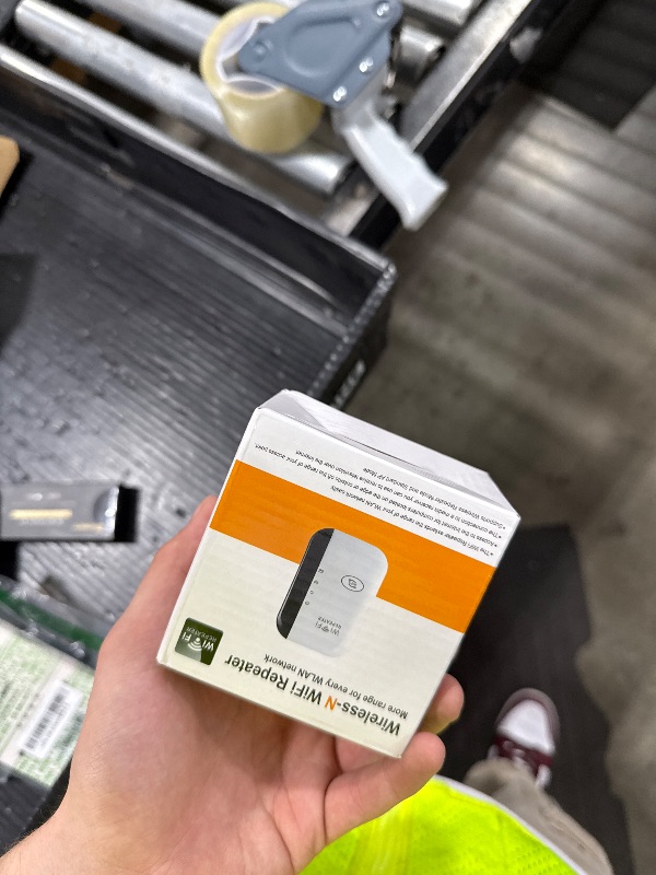 Photo 1 of WiFi Extender Booster,WiFi Signal Booster,Internet Coverage Up to 3000 Sq.Ft! Works with 45+ Devices & Features Easy Setup,2.4GHz Band WiFi Extender, and LAN Port (White)