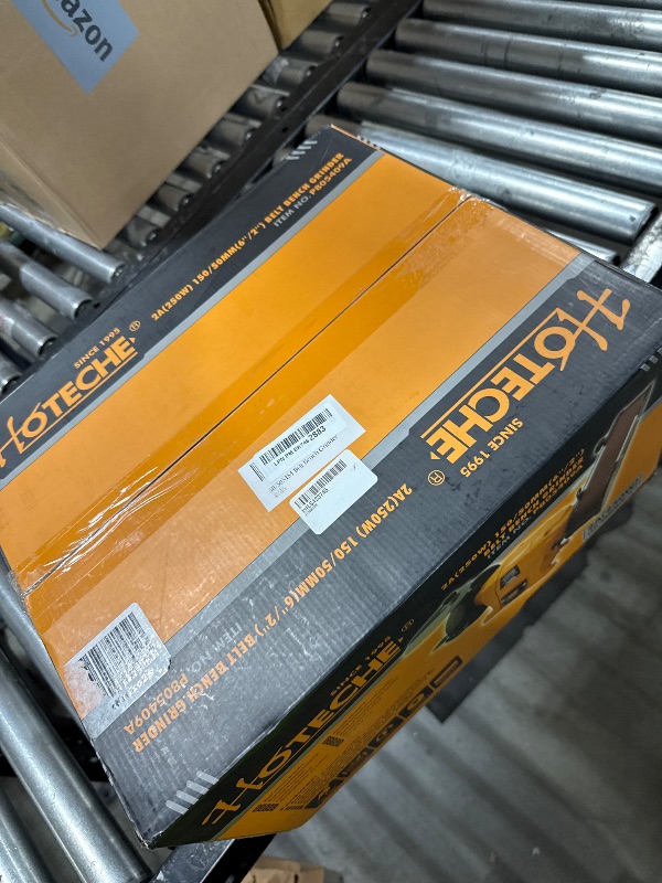 Photo 1 of Hoteche 6" Bench Grinder & 2" x 27" Belt Sander Combo - 250W Dual Power Tool for Metal/Wood Grinding, Sharpening & Sanding