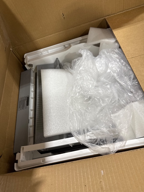 Photo 1 of Peterest Semi Auto Large Self Cleaning Cat Litter Box,No Smell,Pull and Scoop,for Micro Crystal cat Litter,Easy to Clean,High-Capacity Self Cleaning White Litter Box, Semi Auto with Lid