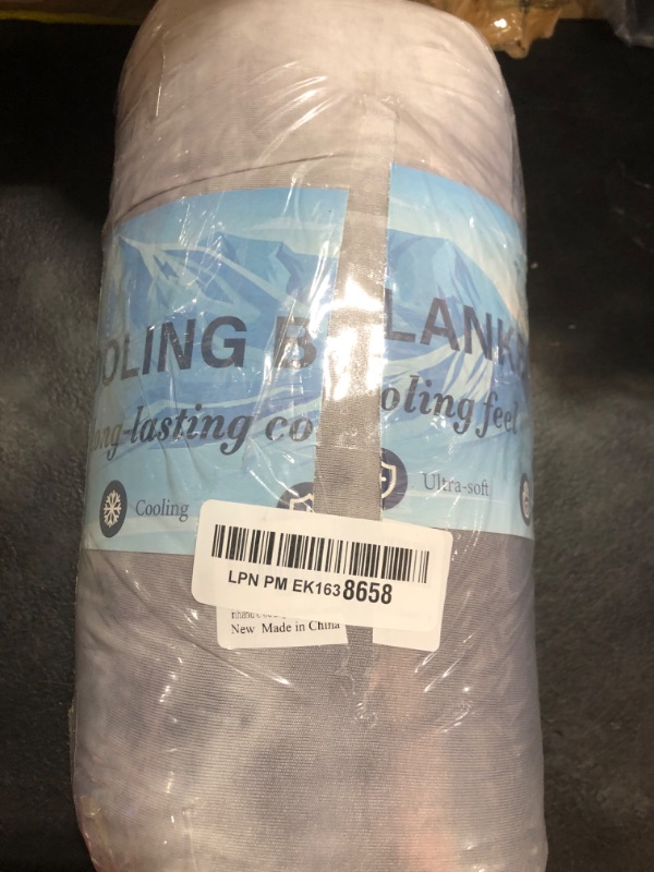 Photo 1 of inhand Cooling Blanket Queen Size (90"x90"), Cooling Blankets for Hot Sleepers, Absorbs Heat to Keep Adults Cool for Summer Nights Sweats, Thin Cold Lightweight Blanket for Couch Bed, All Season Use