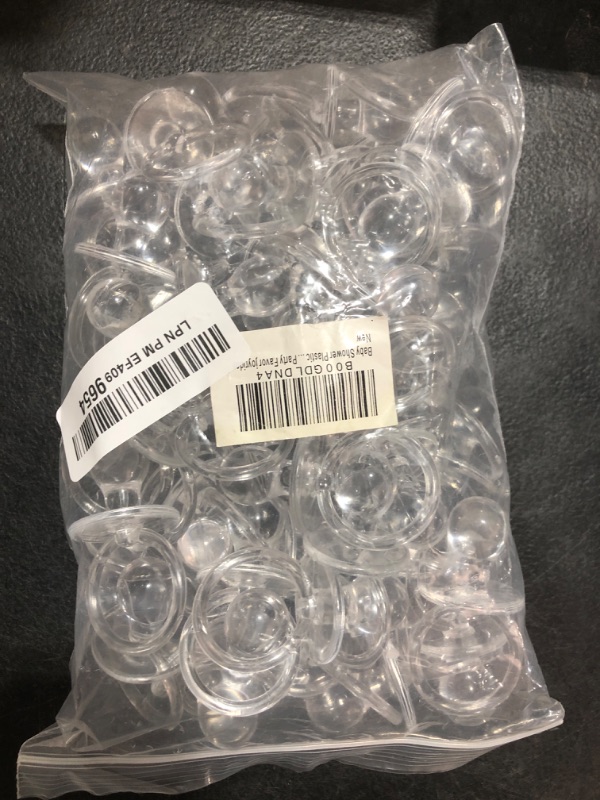 Photo 1 of 48Pcs Baby Pacifiers for Baby Shower Games - Plastic Pacifiers for Baby Shower Game Clear Pacifiers for Baby Shower Pacifiers Bulk - Mini Pacifiers Acrylic Pacifiers for Baby Shower Bulk Pacifiers