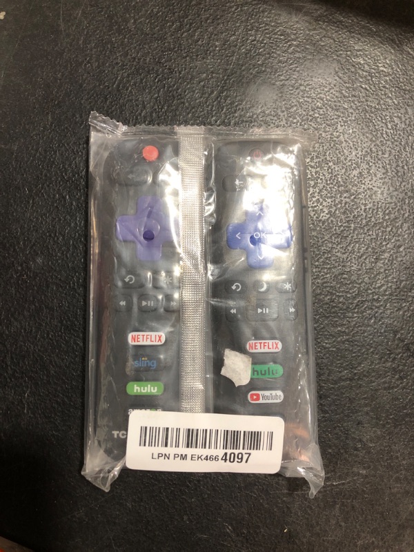 Photo 1 of (Pack of 2) Replacement-Remote-Control for Roku-TV,Compatible for TCL Roku/Hisense Roku/Onn Roku/Philips Roku Smart TVs(Not for Roku Stick and Box)