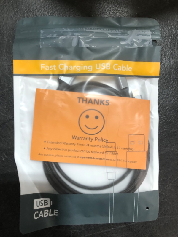 Photo 1 of 2 FT iPhone Charging Cable, 2 Pack [MFi Certified] USB to Lightning Cable 2ft for Car Fast Charging Braided Short iPhone Cord Compatible with Apple iPhone 14/13/12/11Pro/X/XR/8/7/6s/Plus/SE/iPad