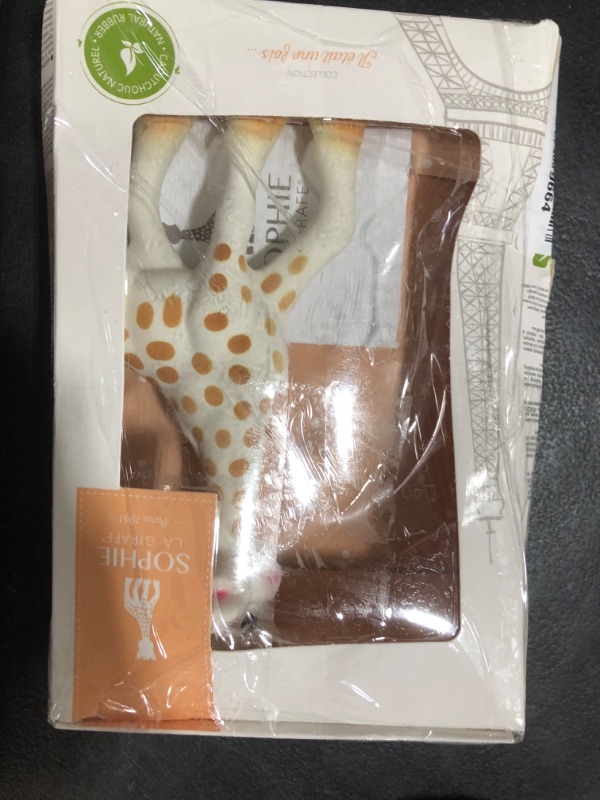 Photo 1 of Sophie la girafe | Handcrafted for 60 Years in France | 100% Natural Rubber | Designed for Teething Babies | Awaken All 5 Senses | Easy to Clean | Pack of 1