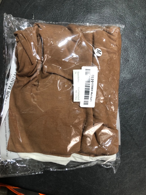 Photo 1 of Kloovete Baby Wrap Carrier, Perfect Baby Carrier Wrap Sling for Newborn and Infant up to 35 lbs. (Sepia/Natural, M (S, M, L of Clothing Size))
