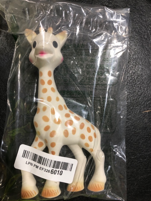 Photo 1 of Sophie la girafe | Handcrafted for 60 Years in France | 100% Natural Rubber | Designed for Teething Babies | Awaken All 5 Senses | Easy to Clean | Pack of 1
