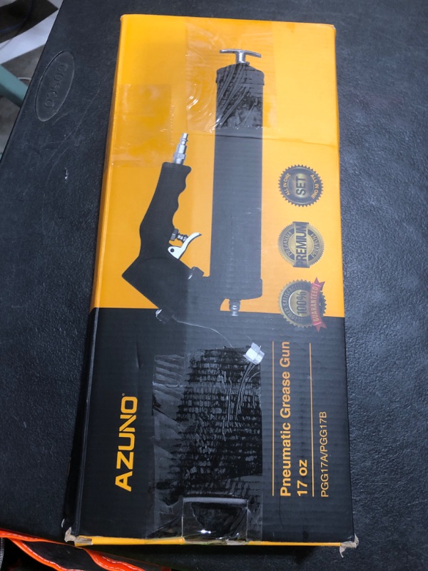 Photo 1 of AZUNO Pneumatic Grease Gun, Heavy Duty 6000 PSI Air Compressor Grease Guns with Flex Hose (Pneumatic Grease Gun)