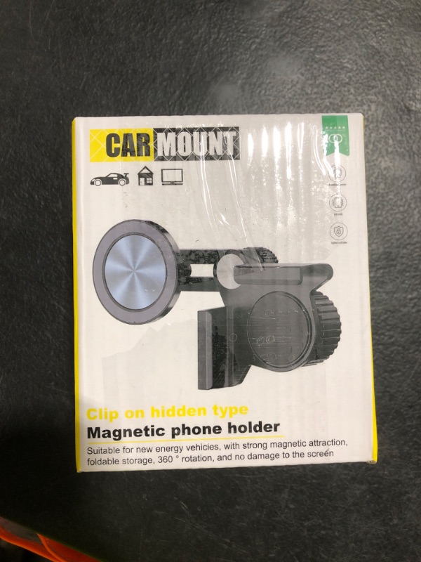 Photo 1 of Phone Mount for Tesla Model y Model 3 Accessories 2024, for Magsafe Strongest Magnetic Tesla Phone Mount for Tesla Model 3/Y/Cybertruck Screen, Non-adhesive for Tesla Phone Holder Fits All Phone