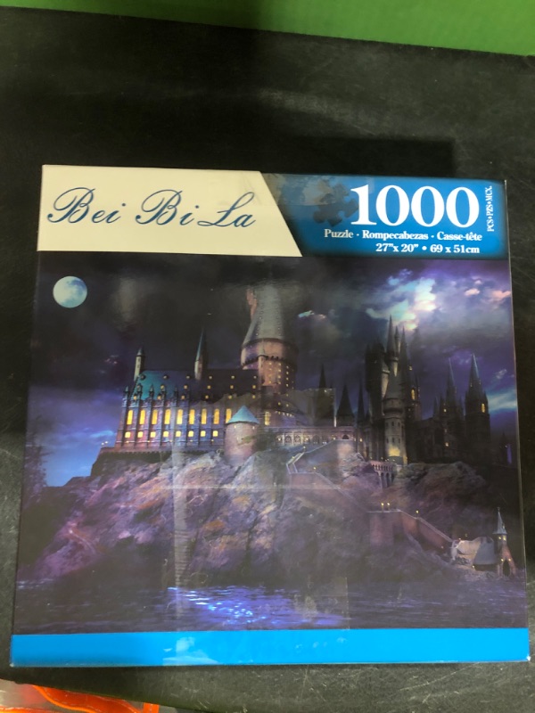 Photo 1 of FERICS 1000 Piece Jigsaw Puzzles for Adults - Magic Academy Castle Puzzle for Teens Boys Girls
