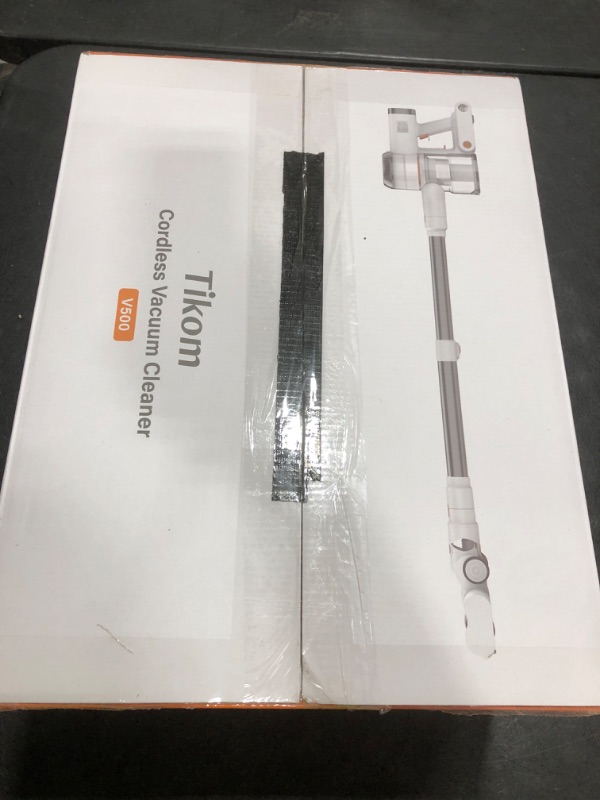 Photo 1 of Tikom V500 Cordless Vacuum Cleaner for Home, 40000Pa/450W Stick Vacuum with LED Touch Screen, Charging Wall Dock, Anti-Tangle, Lightweight Handheld Vacuum for Pet Hair, Hard Floor, Carpet