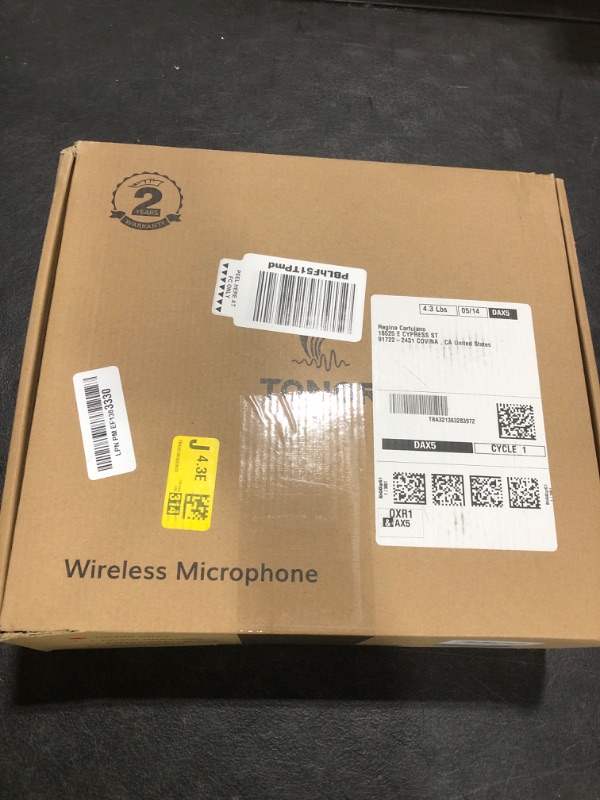 Photo 1 of TONOR Wireless Microphones System with 4x10 Channels Cordless Handheld Microfono Inalambrico, 200FT UHF Range, Mics with Stable Signal Transmission for Karaoke Singing Party Church Wedding PA Speaker